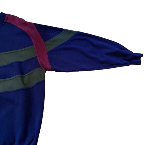 Vintage 90s cozy comfy Jockey color block cotton sweatshirt - Picture 12 of 12